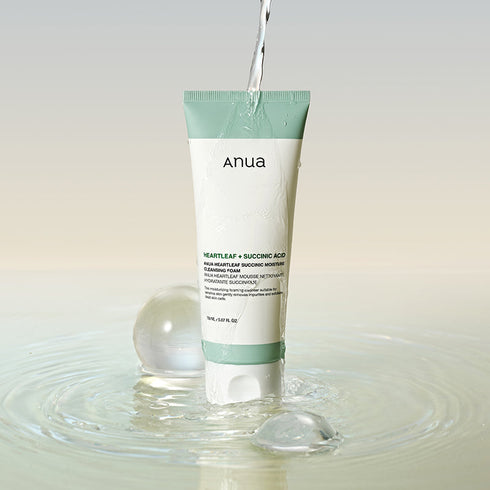 Anua Heartleaf Succinic Moisture Cleansing Foam