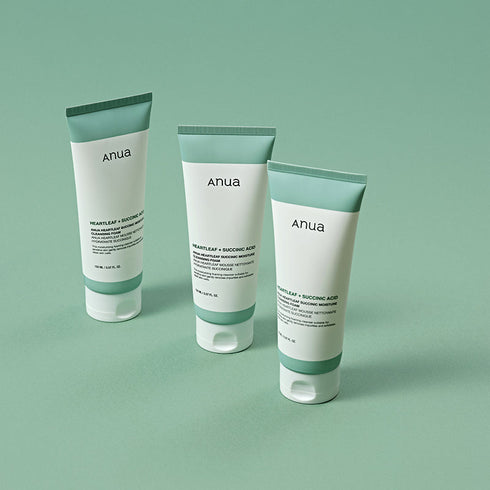 Anua Heartleaf Succinic Moisture Cleansing Foam