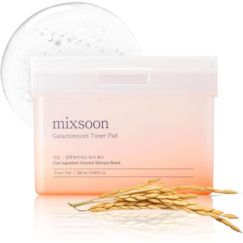 mixsoon Galactomyces Toner Pad,Fermented Nutrition, Galactomyces, Dual-Textured Pad