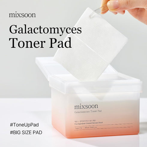 mixsoon Galactomyces Toner Pad,Fermented Nutrition, Galactomyces, Dual-Textured Pad