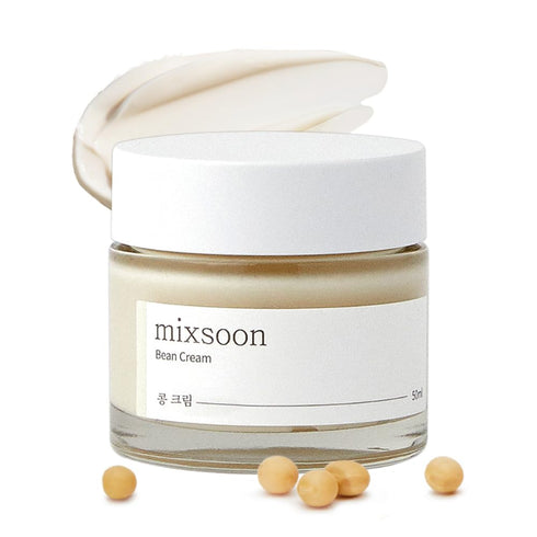 mixsoon Bean Cream - Intensive Moisture Face Cream For Smooth, Nourished Skin, Pore & Sebum Care - Korean Skincare For Glass Skin - Non-stick