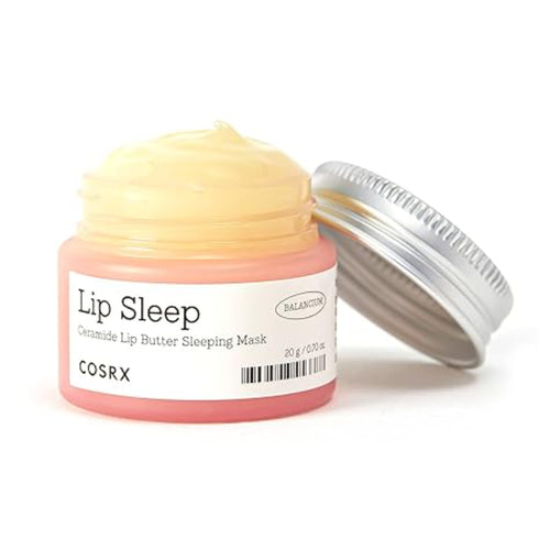 COSRX Balancium Ceramide Lip Butter Sleeping Mask – Overnight Lip Repair Balm with Ceramides & Shea Butter for Dry, Chapped Lips