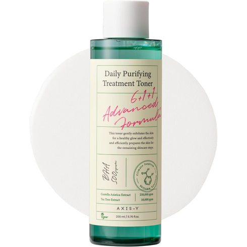AXIS-Y Purifying Treatment Toner with Salicylic Acid & Centella Asiatica - Pore Minimizer, Oil Control & Blemish Treatment Face Exfoliator