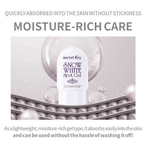 Snow White Spot Gel – Tone-Up Gel with Niacinamide for Dull Skin & Uneven Tone (65g)