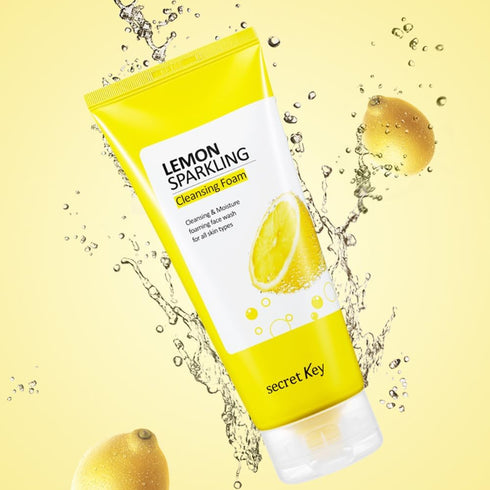 Secret Key Lemon Sparkling Cleansing Foam, 7.05 oz (200 g)