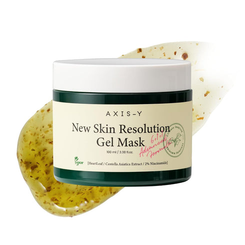 AXIS - Y New Skin Resolution Gel Mask – Hydrating & Calming Gel Mask with Centella Asiatica for Sensitive, Tired Skin
