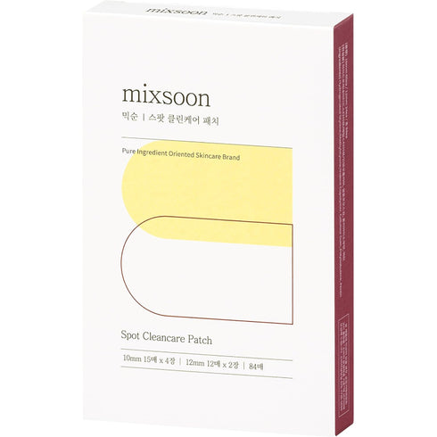 mixsoon Spot Clean Care Patch (84 Patches) Acne Pimple Seamless Patches to Cover and heal Troubled Spots