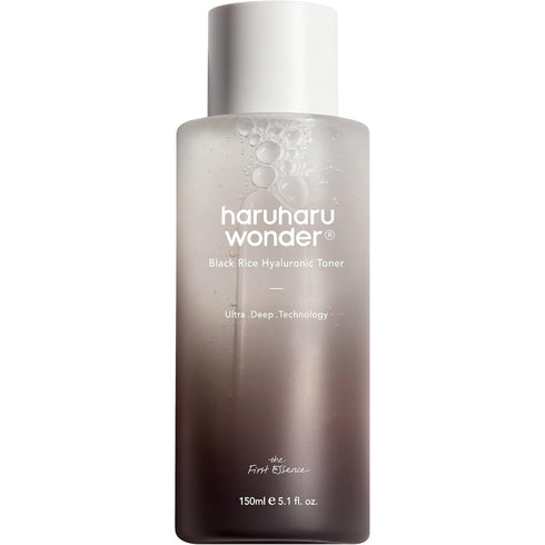 haruharu wonder Black Rice Hyaluronic Toner – Original Hydrating Facial Toner with Fermented Black Rice & Hyaluronic Acid for Plump, Dewy Skin