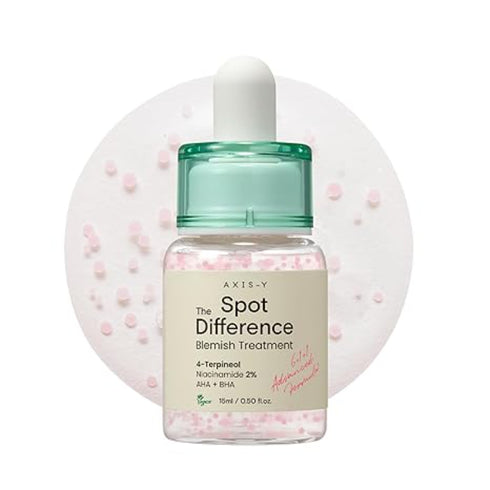 AXIS-Y Spot the Difference Blemish Treatment – Lightweight Serum for Acne-Prone & Sensitive Skin with Tea Tree & Zinc