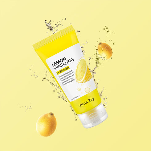 Secret Key Lemon Sparkling Peeling Gel – Exfoliating & Brightening Gel for Glowing Skin