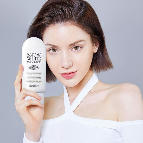 Snow White Milky Pack – Instant Brightening Body Cream with Niacinamide (200g)