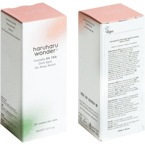 haruharu wonder Centella 4% TXA Dark Spot Serum – Hyperpigmentation Correcting Serum with Tranexamic Acid & Cica for Even-Toned, Radiant Skin