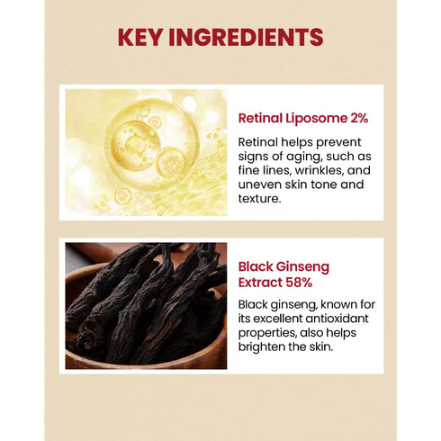KSECRET EOUL 1988 Serum : Retinal Liposome 2% + Black Ginseng