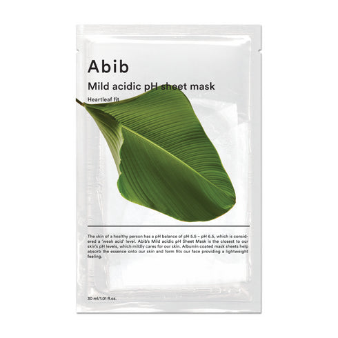 Abib Mild Acidic pH Sheet Mask - 4 Types (1pc)