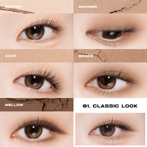 About_Tone Return To Basic Shadow Palette - #01 Classic (9g)