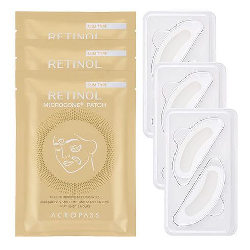 Acropass Retinol Microcone Wrinkle Patch - Slim Type (3 x 2 Patches)