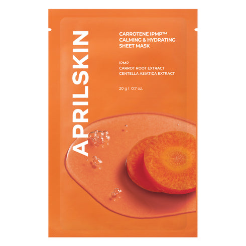 Aprilskin Carrotene IPMP Calming & Hydrating Sheet Mask - 1pc (20g)