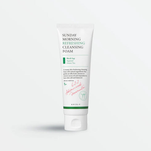 AXIS - Y Sunday Morning Refreshing Cleansing Foam – Gentle Daily Face Wash for Sensitive Skin with Low pH Formula