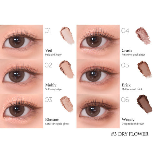 BBIA Ready To Wear Eye Palette - #03 Dry Flower (5g)