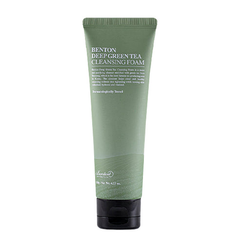 Benton Deep Green Tea Cleansing Foam (120g)