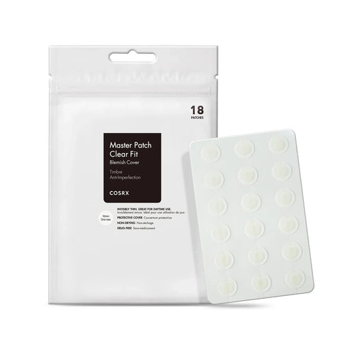 COSRX Clear Fit Master Patch – Ultra‑Thin Hydrocolloid Spot Patches for Acne & Blackhead Healing