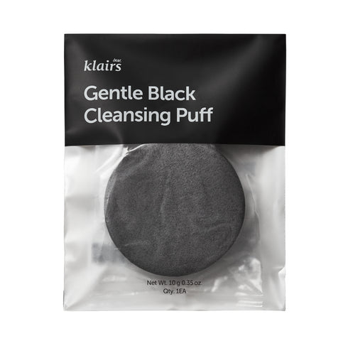 Dear,Klairs Gentle Black Cleansing Puff - 1pc