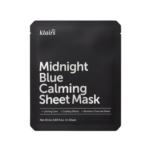 Dear,Klairs Midnight Blue Calming Sheet Mask (25ml)