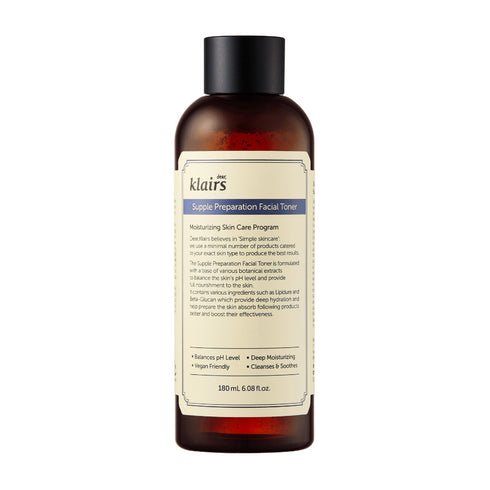 Dear,Klairs Supple Preparation Facial Toner (180ml)