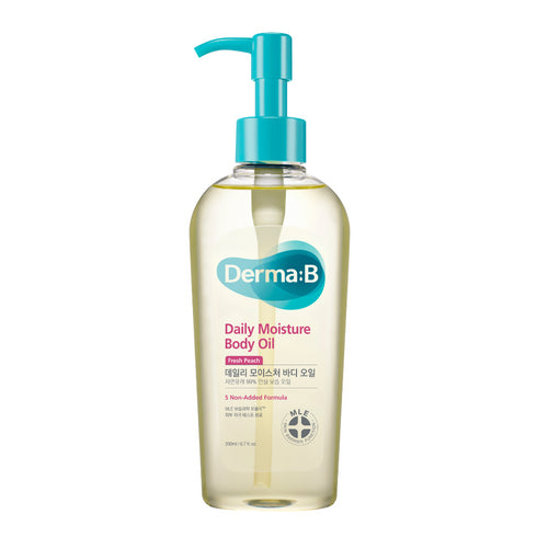 Derma:B Daily Moisture Body Oil - Fresh Peach (200ml)