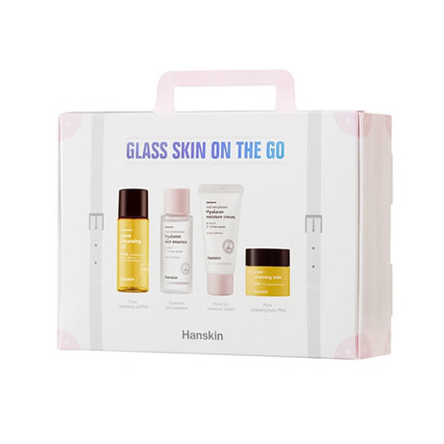 Hanskin Glass Skin On the Go Mini Kit (inc. 4 items)