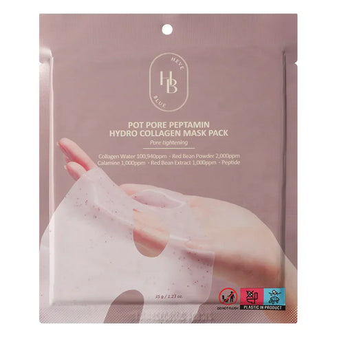 Heveblue Pot Pore Peptamin Hydro Collagen Mask Pack - 1pc
