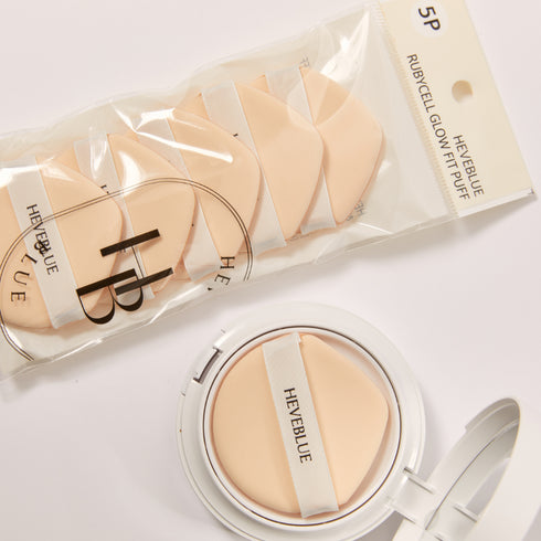 Heveblue Rubycell Glow Fit Puff (5pcs)