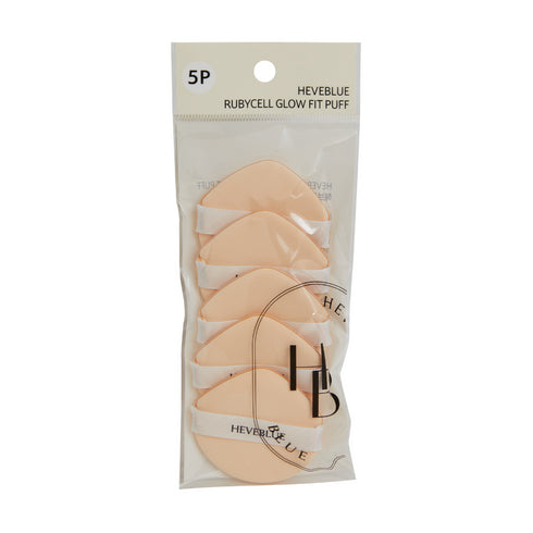 Heveblue Rubycell Glow Fit Puff (5pcs)