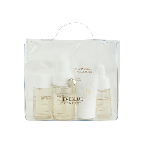 Heveblue Salmon Caring Centella Special Travel Kit (4pcs)