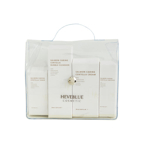 Heveblue Salmon Caring Centella Special Travel Kit (4pcs)