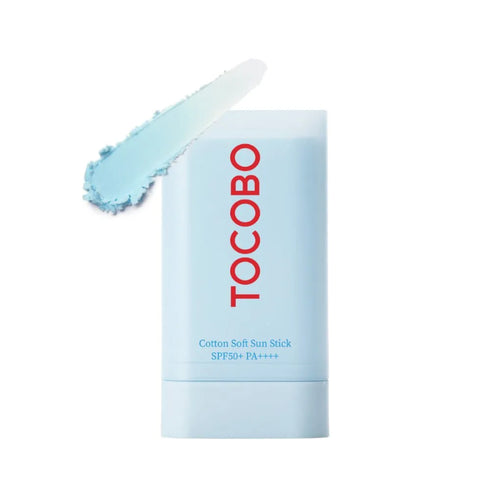 TOCOBO Cotton Soft Sun Stick SPF50+ PA++++ - 19g - Lightweight Sunscreen Stick for Face