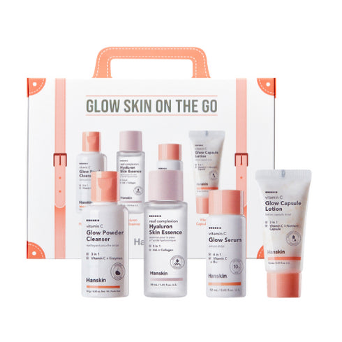 Hanskin Glow Skin On The Go Mini Kit (4pcs)