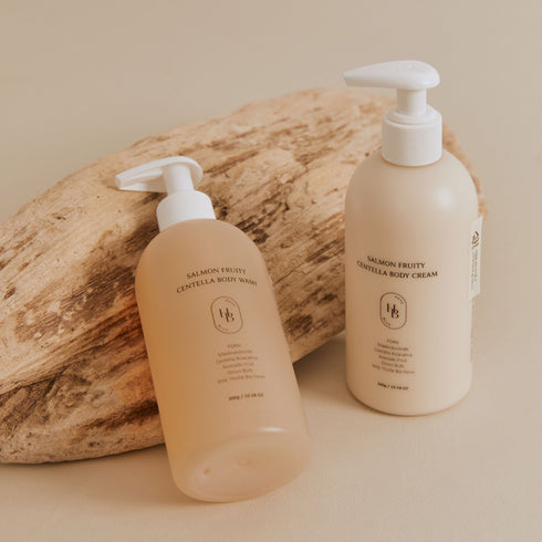 Heveblue Salmon Fruity Centella Body Wash (300ml)
