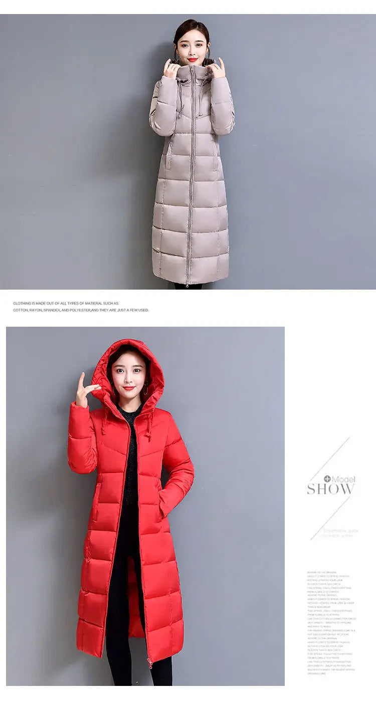 Very Warm Cold Trench Coat for Women Ultra Light Women's Jackets Winter 2025 Long Down Jacket Lightweight Padded Trend Parkas