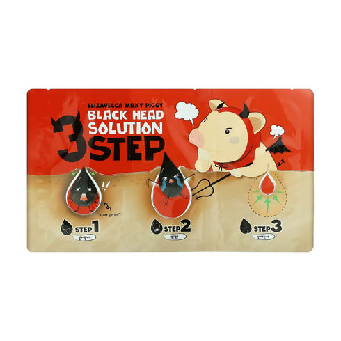 Elizavecca Milky Piggy Black Head 3 Step Solution