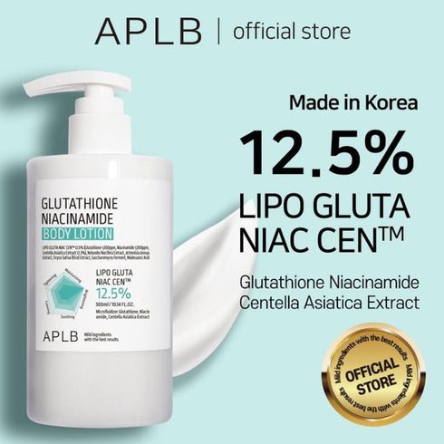 APLB Glutathione & Niacinamide Brightening Body Lotion – Lightweight Hydration & Even Tone