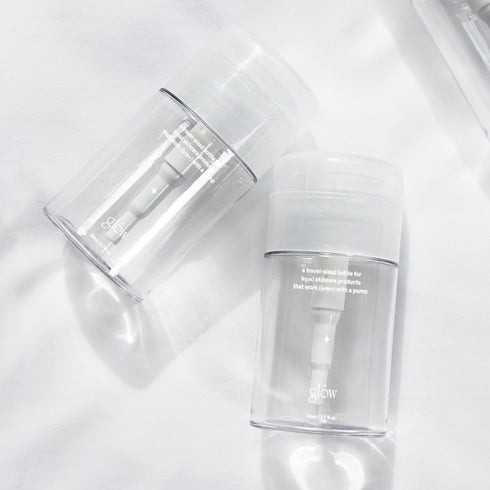 Glow mini pump bottle (80ml) - 1pc