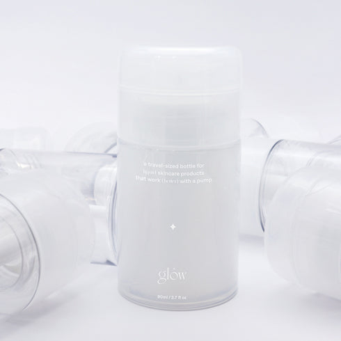 Glow mini pump bottle (80ml) - 1pc