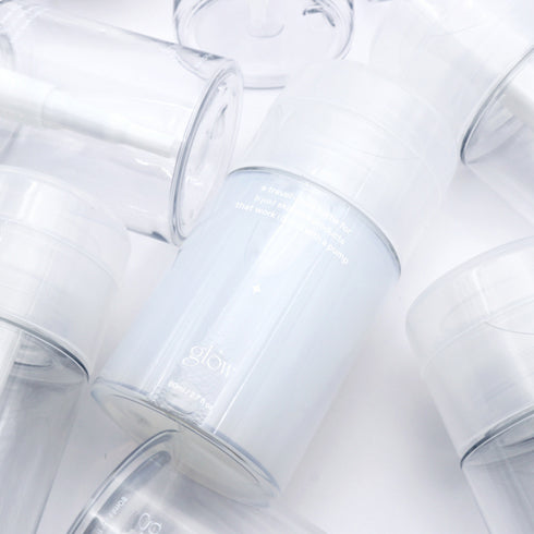 Glow mini pump bottle (80ml) - 1pc