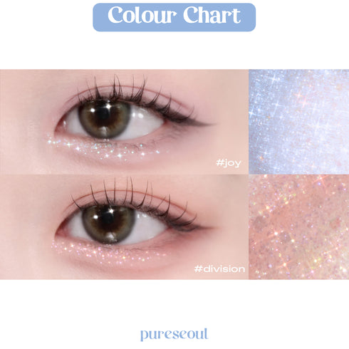 Glow shattered glass glitter - 5 colours (3.5g)