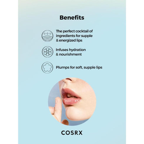 COSRX Refresh AHA BHA Vitamin C Lip Plumper – Exfoliating & Brightening Lip Treatment for Smooth, Fuller-Looking Lips