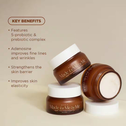 AXIS-Y Biome Ultimate Indulging Cream – Barrier-Strengthening Moisturizer with Probiotics for Dry & Sensitive Skin