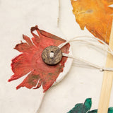 Med Lokta Button Lock Notebook (15x12cm) - 45 leafs - Crafted Real Himalayan Flo