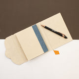 Med Lokta Button Lock Notebook (15x12cm) - 45 leafs - Crafted Real Himalayan Flo