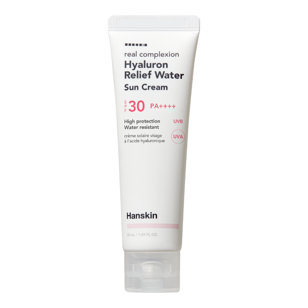 Hanskin Real Complexion Hyaluron Relief Water Sun Cream SPF30+ PA++++ (50ml)